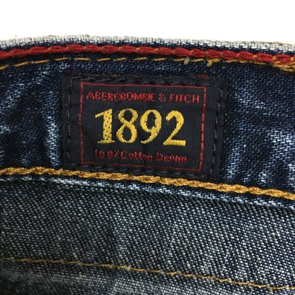 Abercrombie & Fitch Women's Jeans Flare Leg Button Fly Cotton size 4 length 32" - Picture 3 of 12